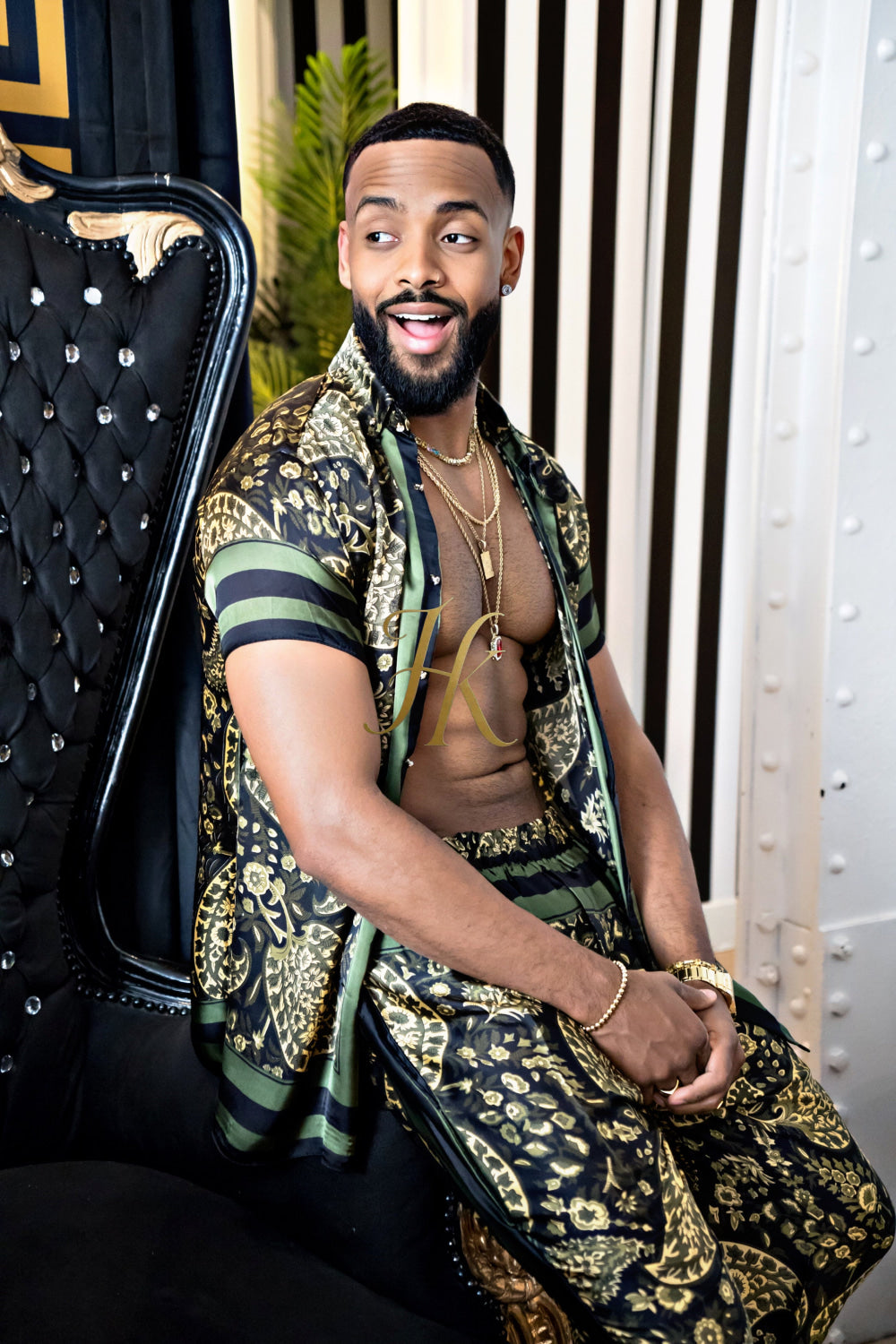 Luxury handmade diner Men's Silk Party Outfits set - kayibstrore