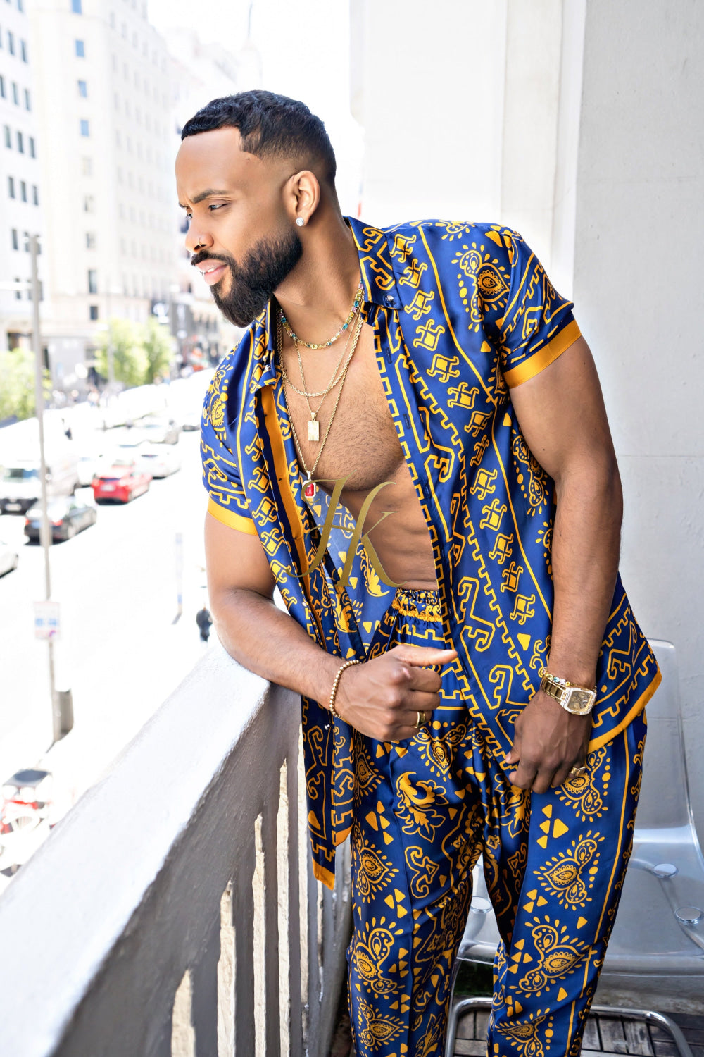 Men's Silk Beach Outfit - kayibstrore