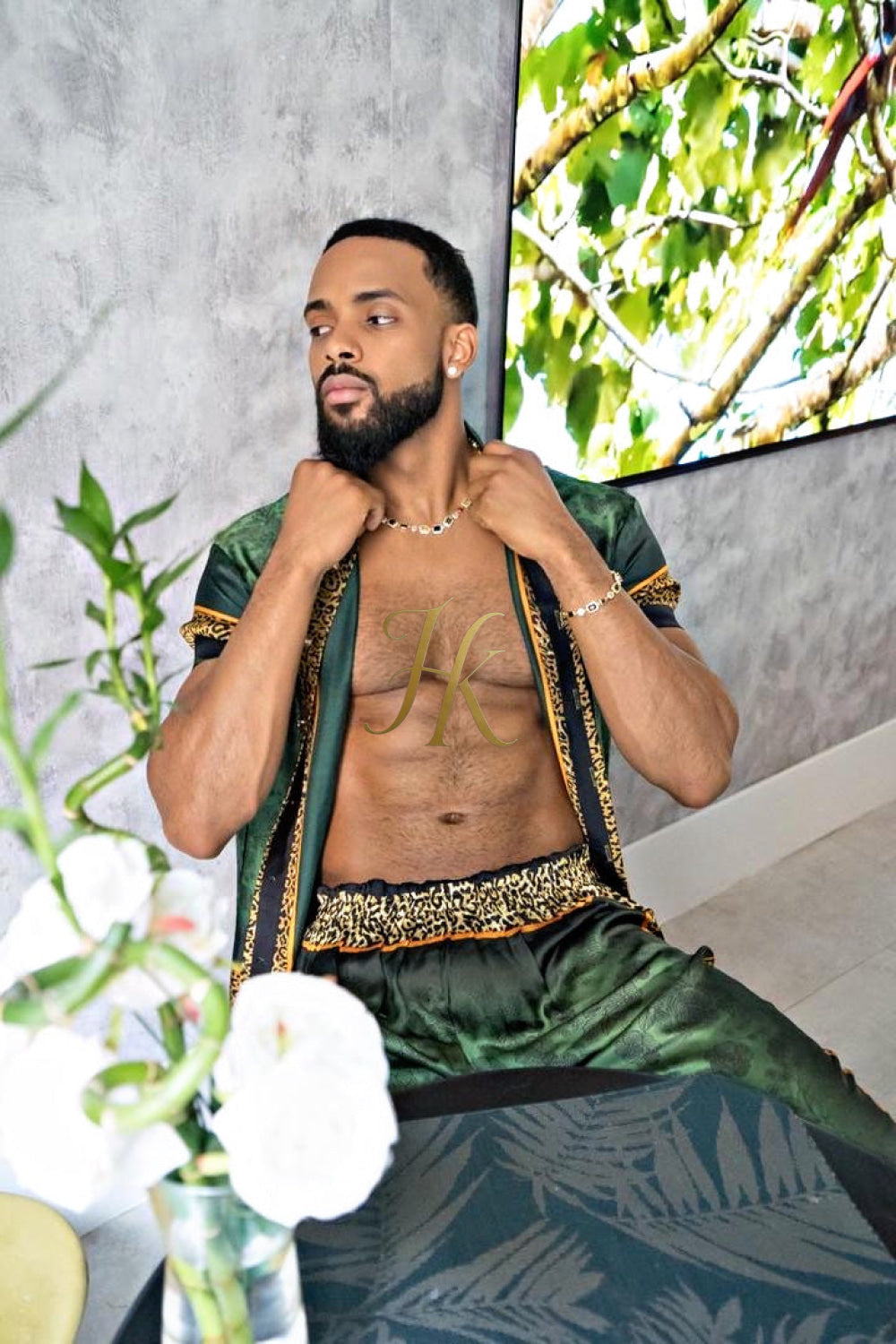Handmade Outfits: Men's Luxury Silk Set - kayibstrore
