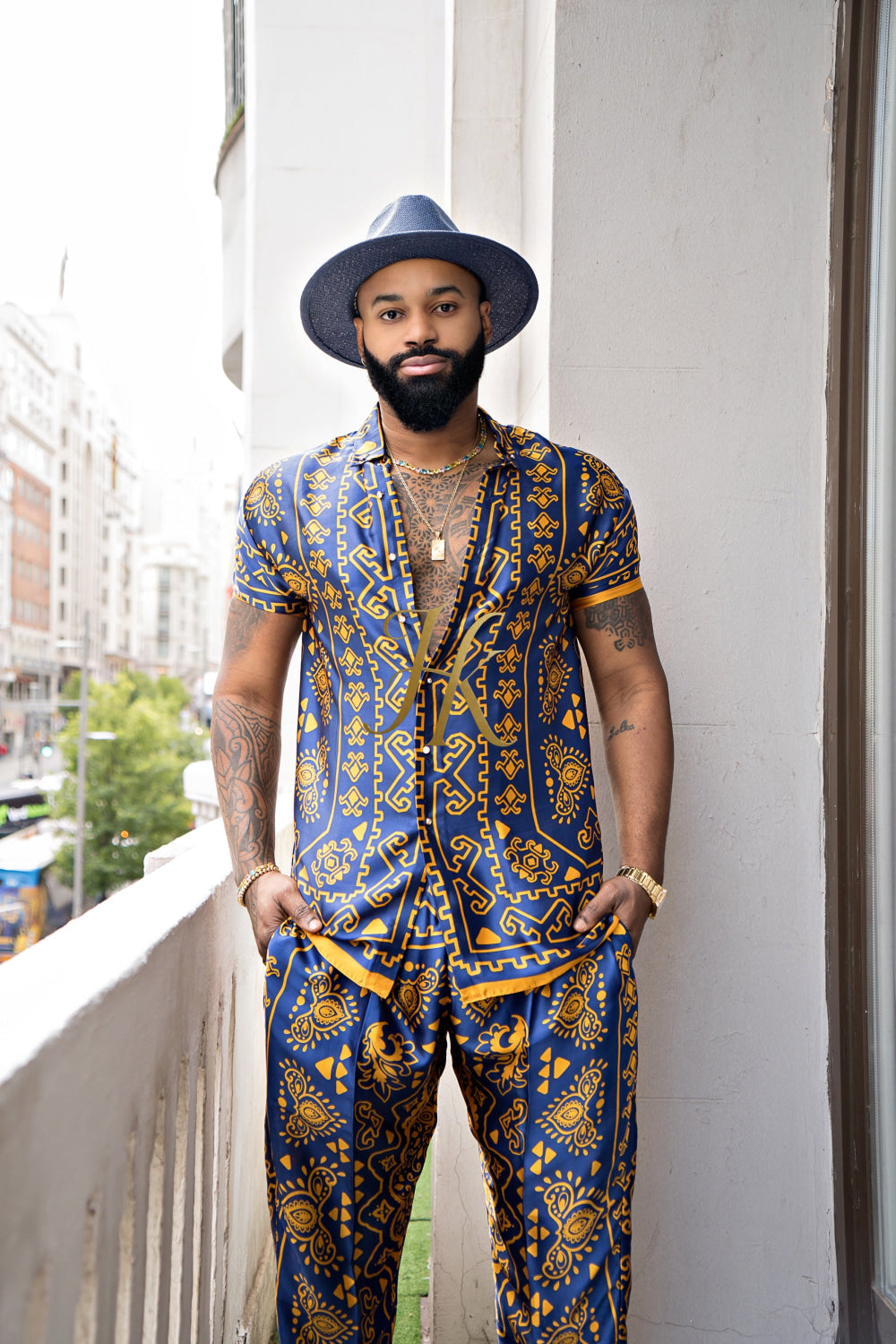 Men's Silk Beach Outfit - kayibstrore