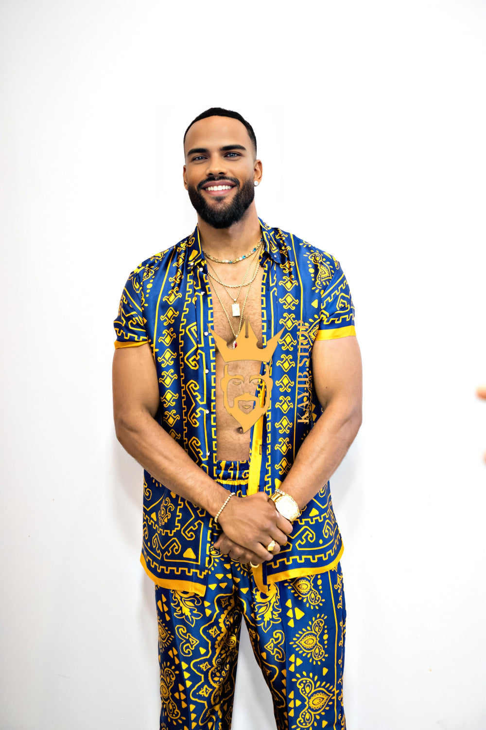 Luxury Silk Rave Wear for Men - kayibstrore