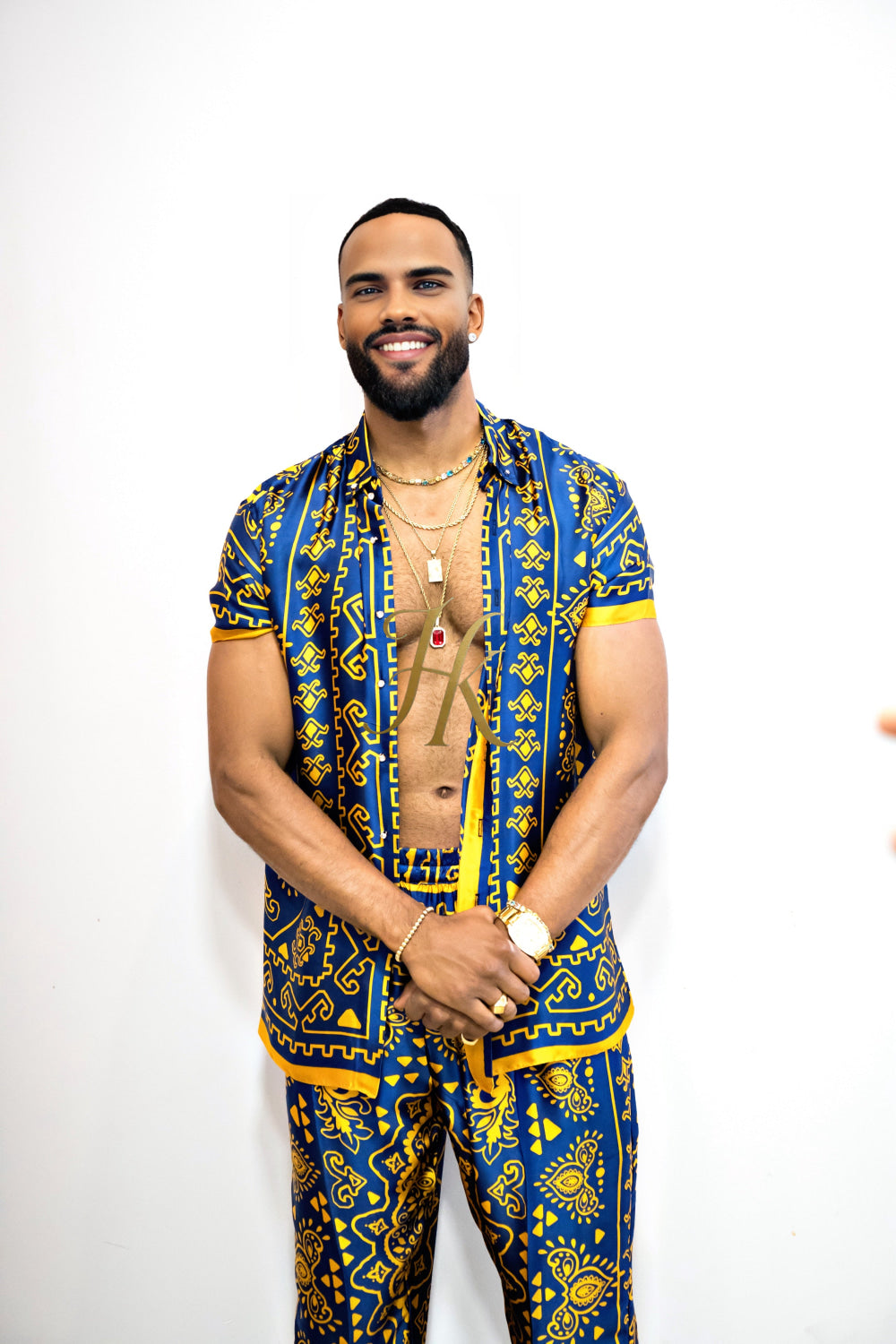 Luxury Silk Rave Wear for Men - kayibstrore