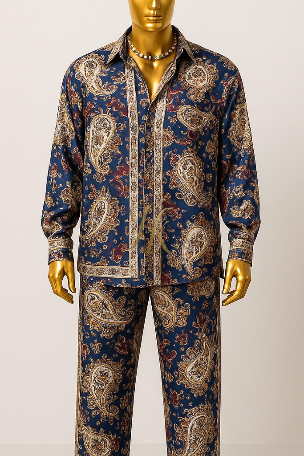 Men’s Luxury Baroque Silk Set – Kayib Exclusive Collection