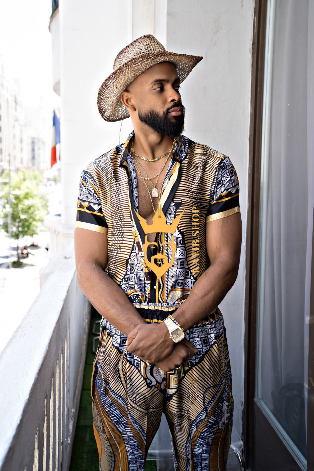 Luxury Silk Set for Men: Perfect Summer and Beach Wear - kayibstrore