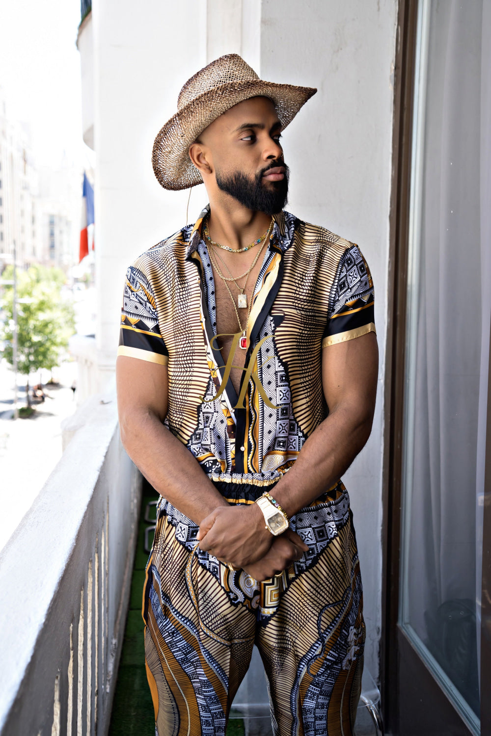 Luxury Silk Set for Men: Perfect Summer and Beach Wear - kayibstrore