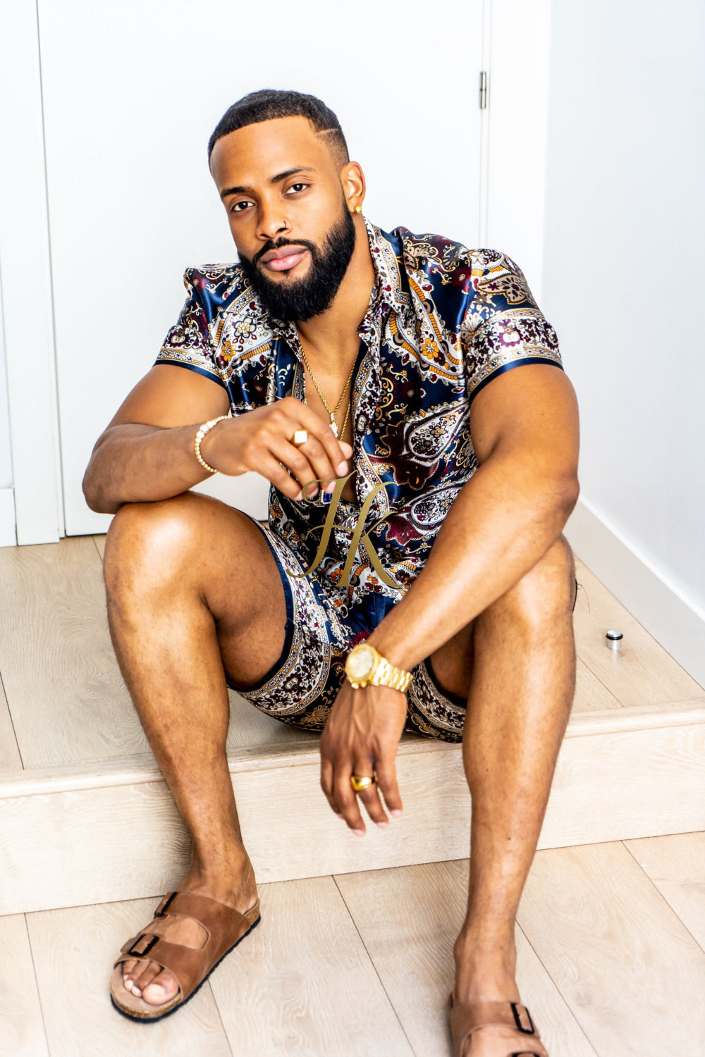 Men’s Luxury Baroque Silk Set – Kayib Exclusive Collection