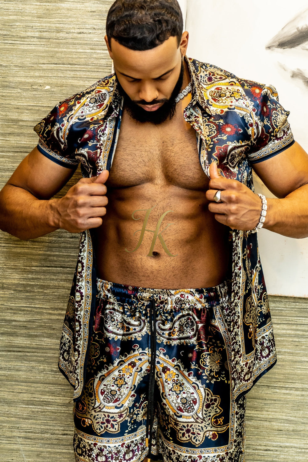 Men’s Luxury Baroque Silk Set – Kayib Exclusive Collection