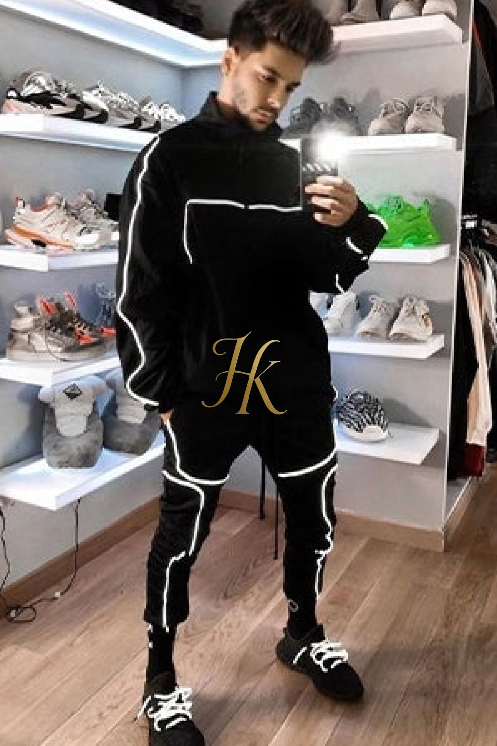 Fashion Mens Tracksuits Set 2 Pcs