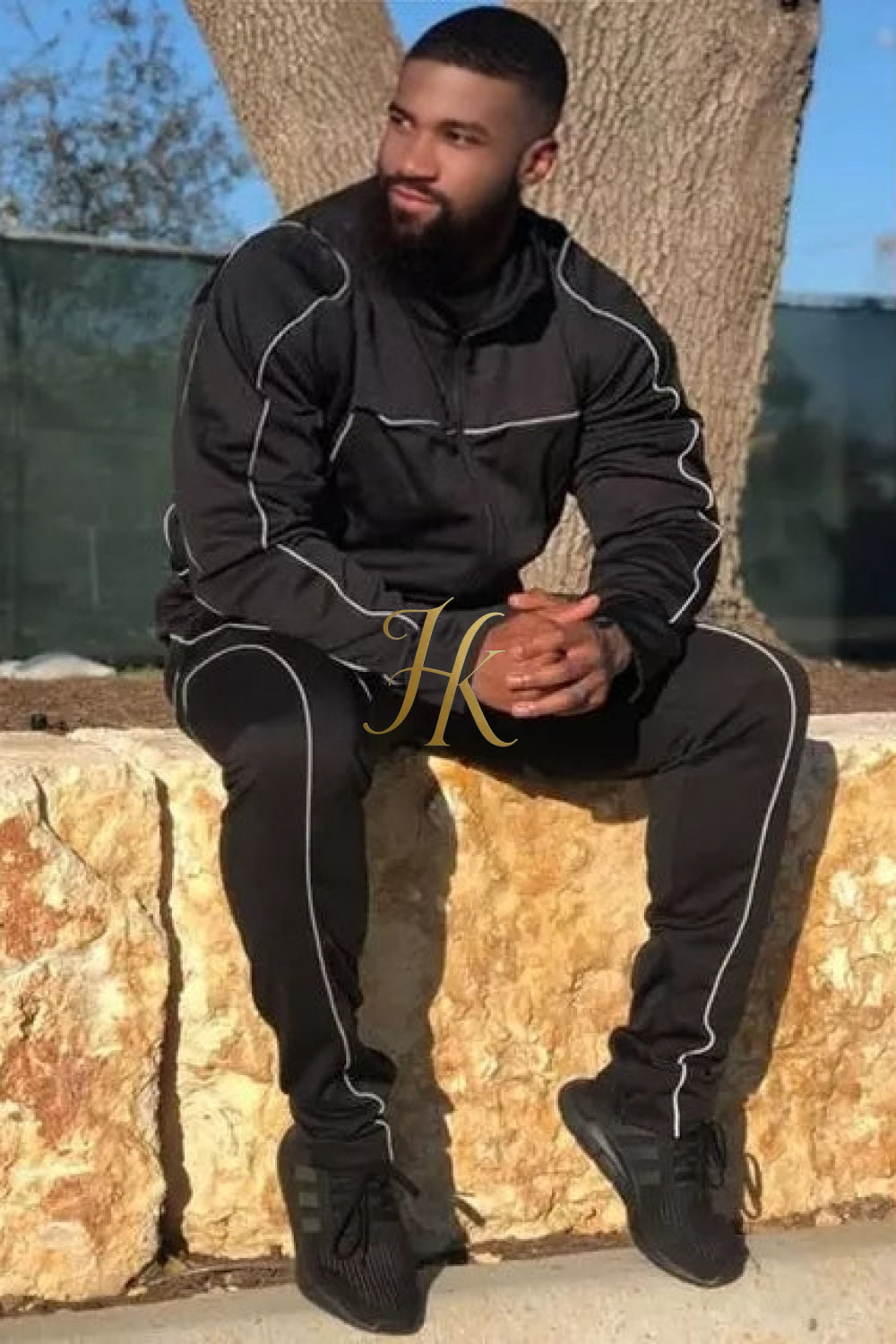 Fashion Mens Tracksuits Set 2 Pcs