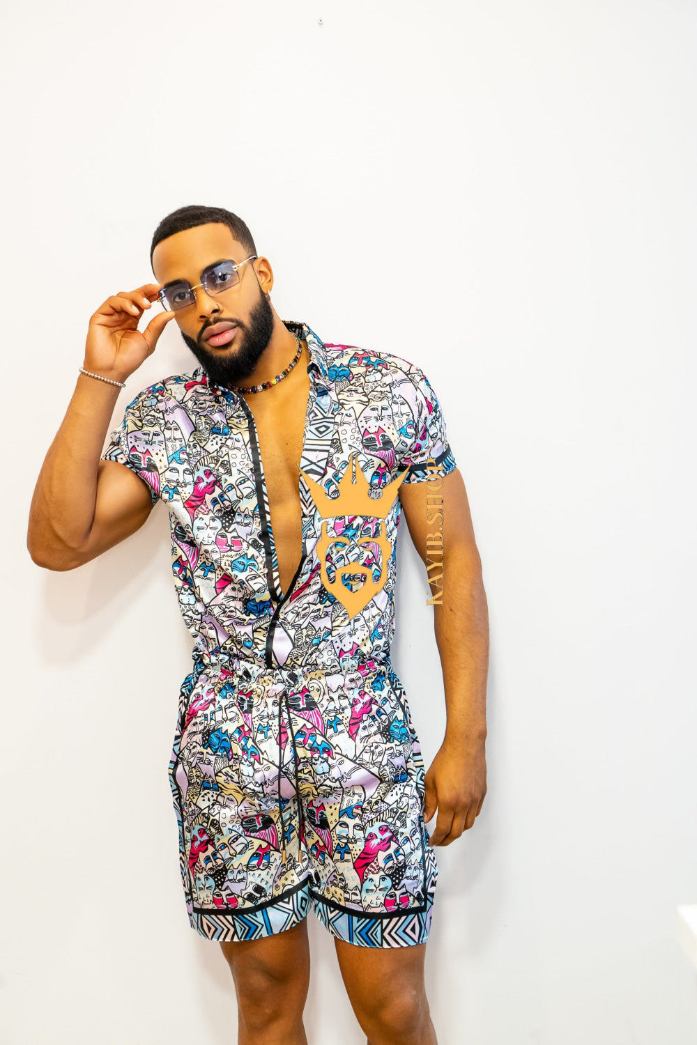 KAYIB Manga Barroco Silk Outfit - Elevate Your Style Game with This Sophisticated and Comfortable Masterpiece - Perfect for Summer Getaways and Casual Outings! - kayibstrore