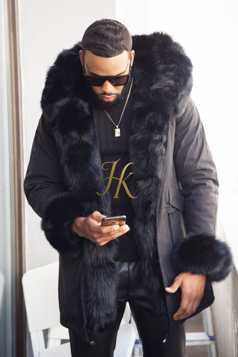 Unisex Luxury Eco-Friendly fox fur Coat - Stay Warm in Style and Sustainability - kayibstrore