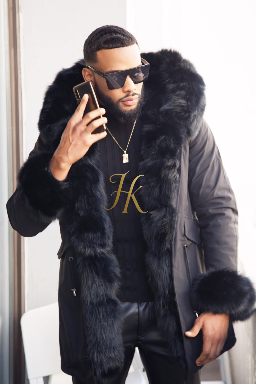 Unisex Luxury Eco-Friendly fox fur Coat - Stay Warm in Style and Sustainability - kayibstrore