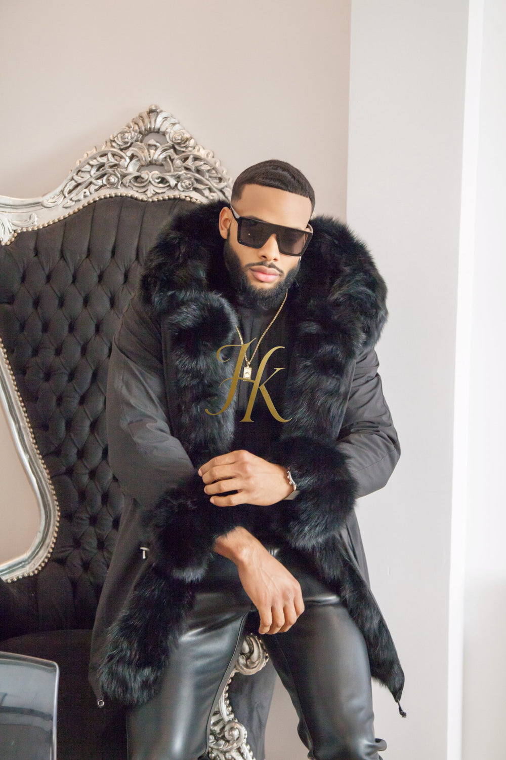 Unisex Luxury Eco-Friendly fox fur Coat - Stay Warm in Style and Sustainability - kayibstrore