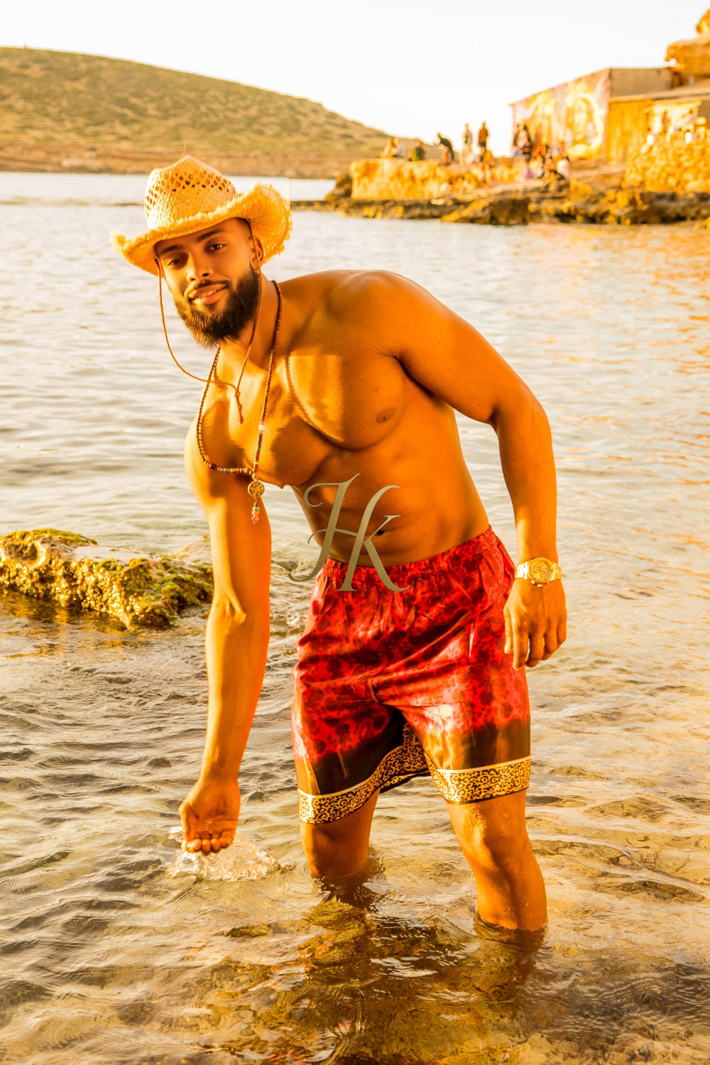 KAYIB Red Silk Short - Elevate Your Summer Style with Luxurious Comfort and Flattering Fit - kayibstrore