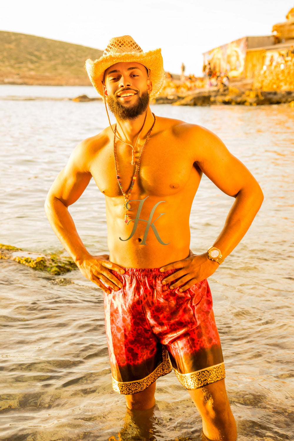KAYIB Red Silk Short - Elevate Your Summer Style with Luxurious Comfort and Flattering Fit - kayibstrore