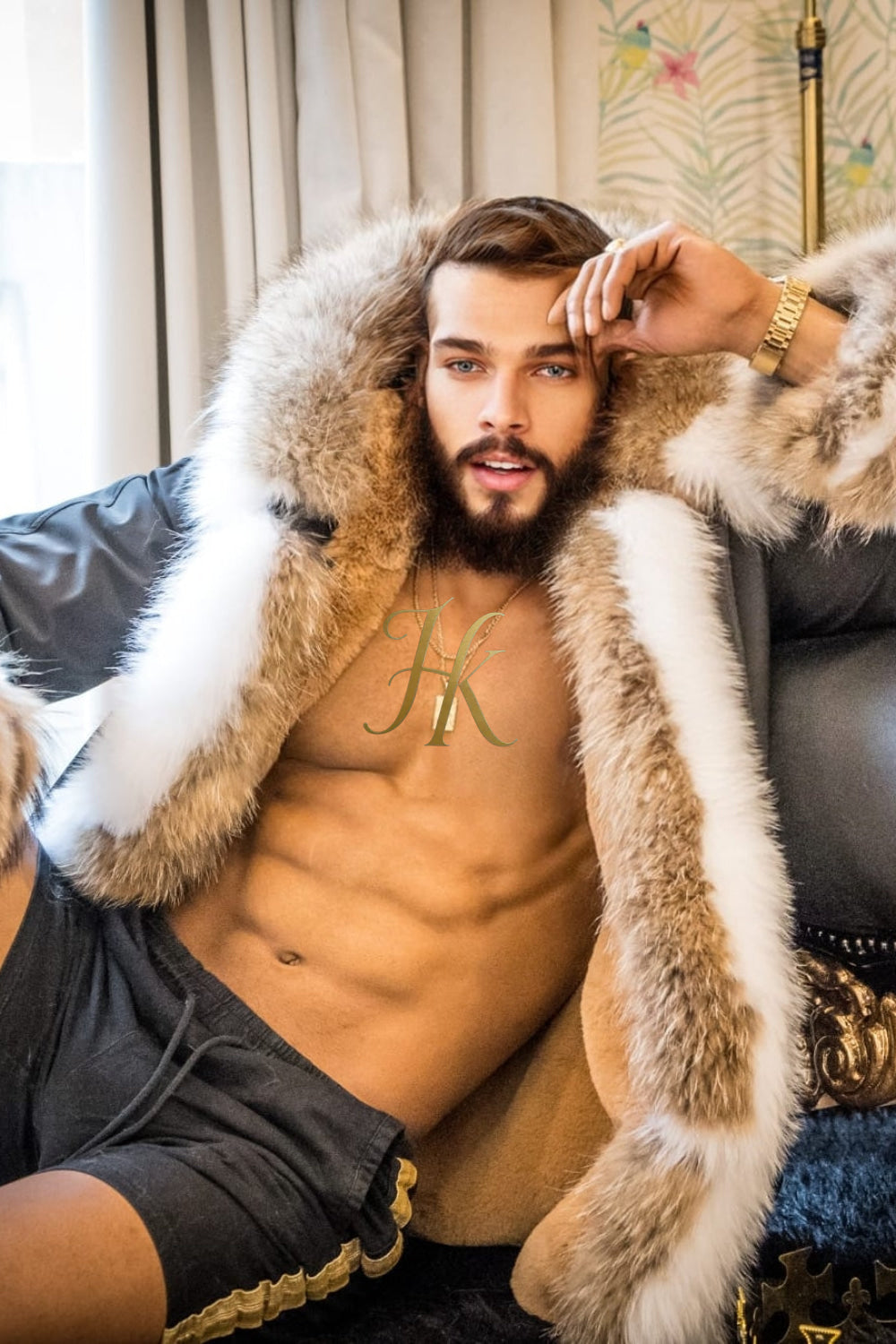 Fox Fur Men's Luxury Coats Parka - Versatile Winter Protection for the Modern Man - kayibstrore
