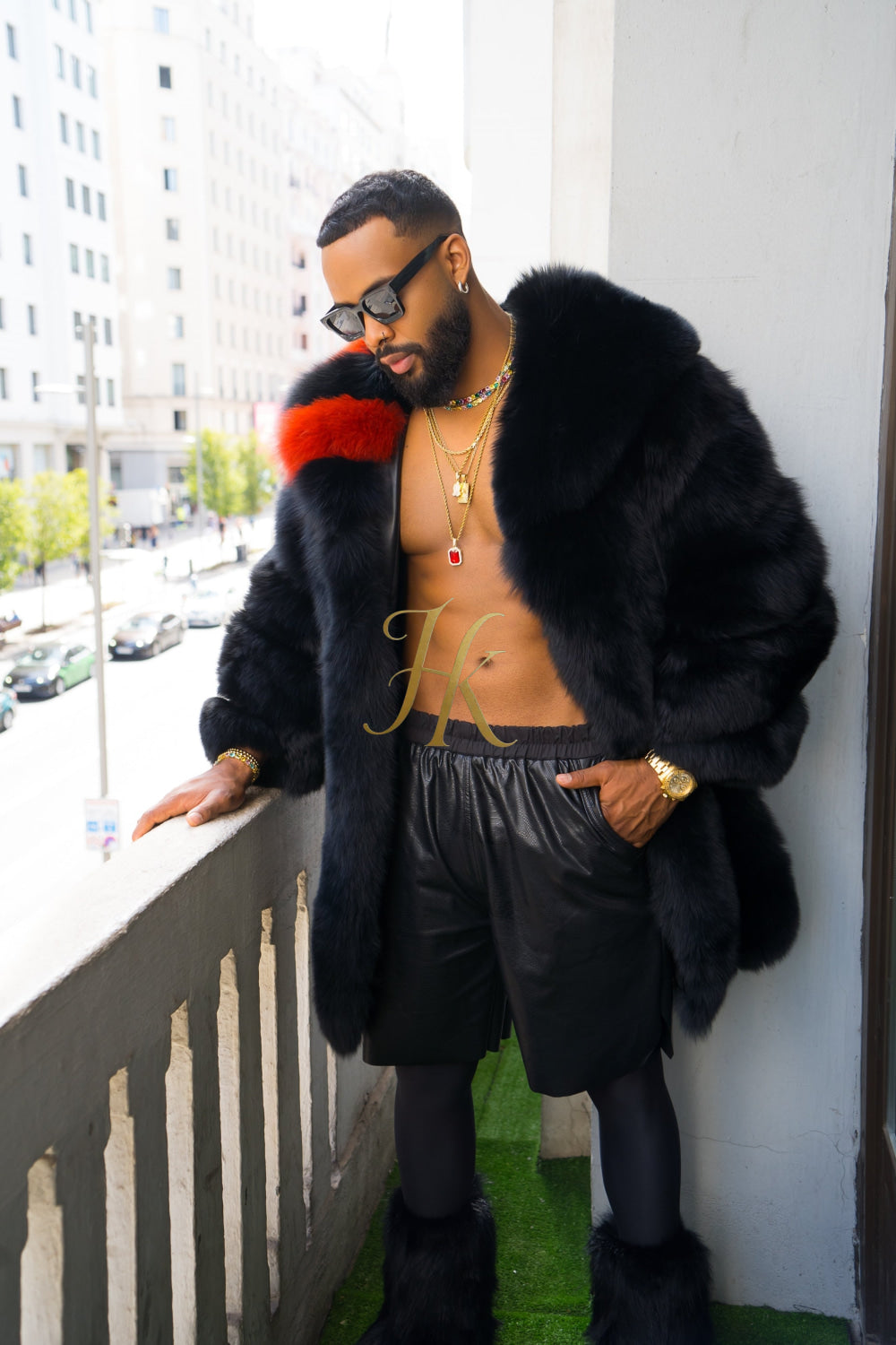 "Experience Opulence: Luxurious Fox Fur Coats for Men - Elevate Your Style and Warmth" - kayibstrore