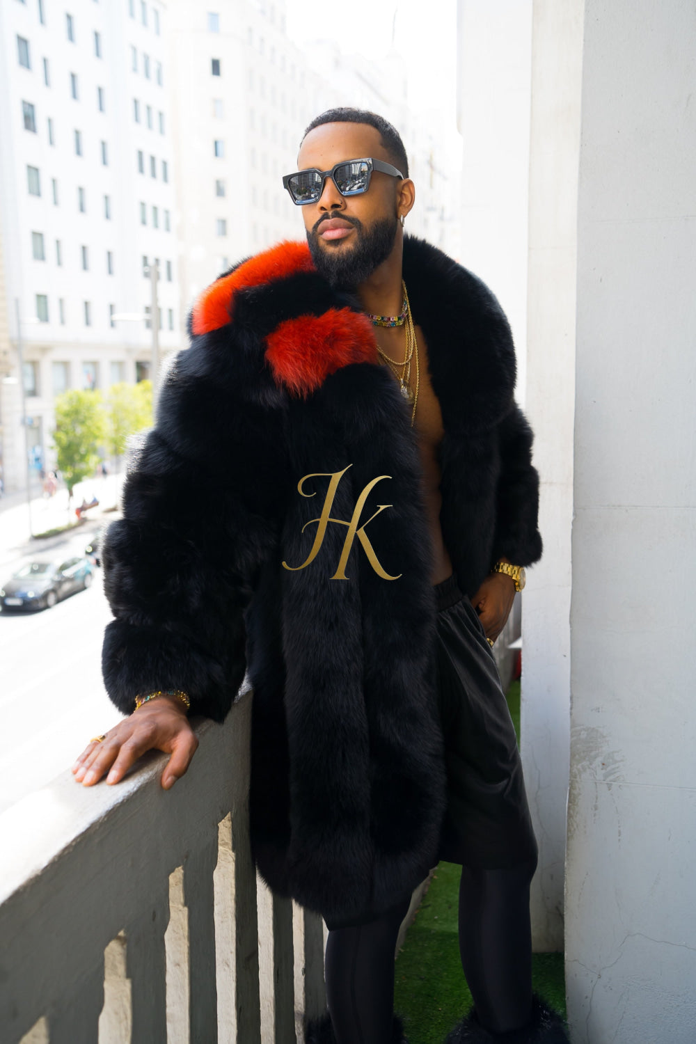 "Experience Opulence: Luxurious Fox Fur Coats for Men - Elevate Your Style and Warmth" - kayibstrore