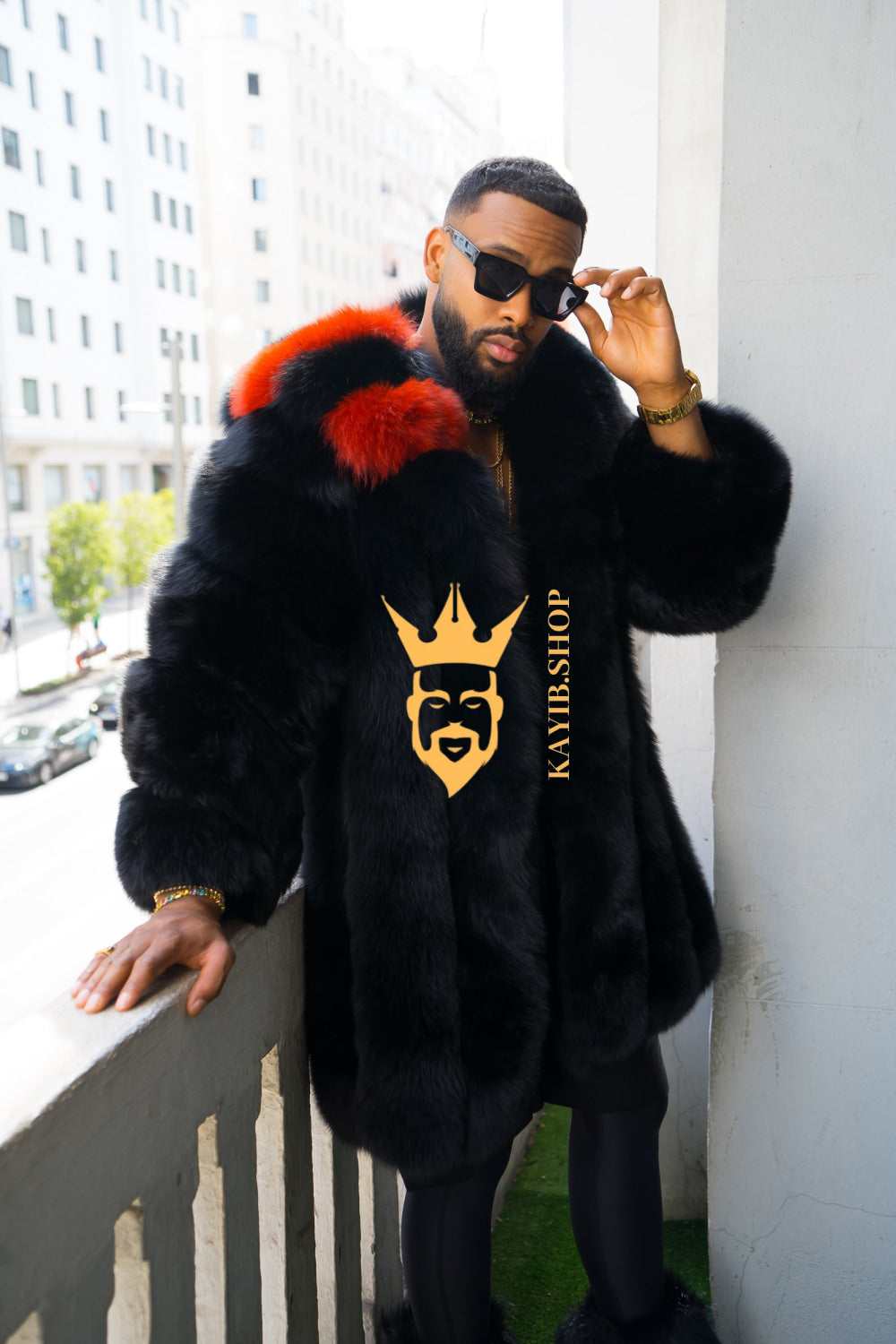 "Experience Opulence: Luxurious Fox Fur Coats for Men - Elevate Your Style and Warmth" - kayibstrore