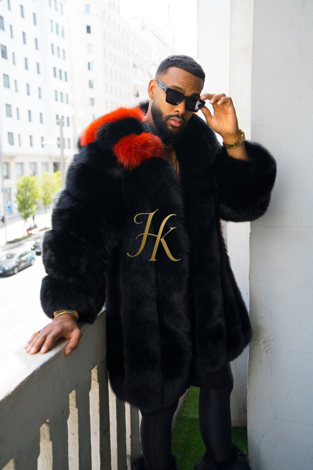 "Experience Opulence: Luxurious Fox Fur Coats for Men - Elevate Your Style and Warmth" - kayibstrore