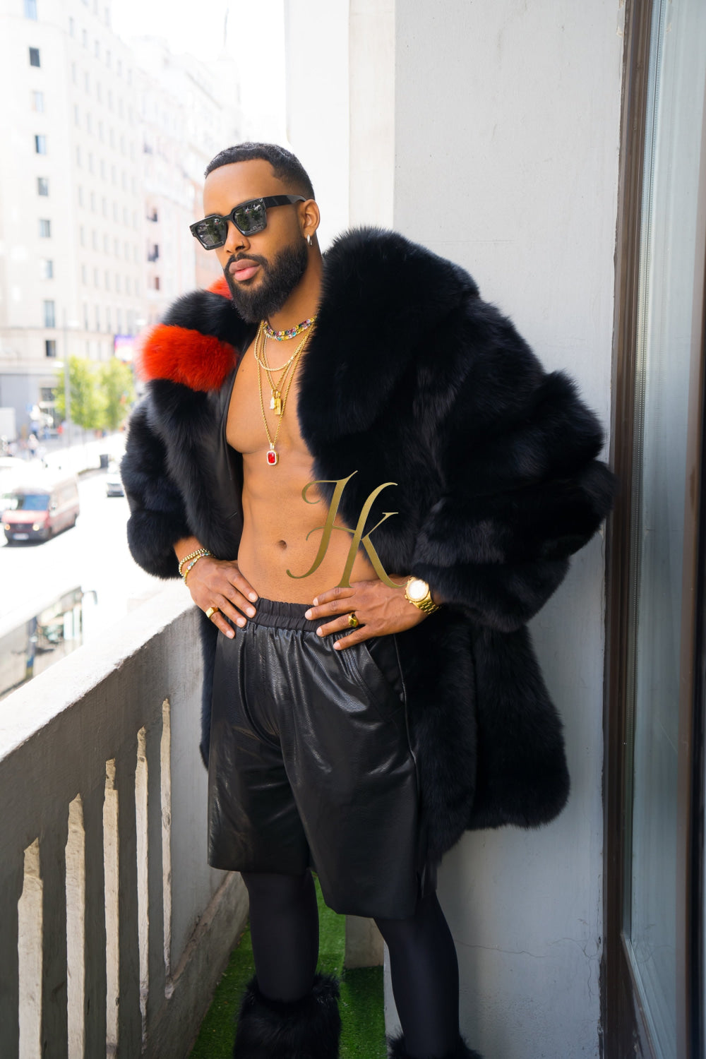 "Experience Opulence: Luxurious Fox Fur Coats for Men - Elevate Your Style and Warmth" - kayibstrore