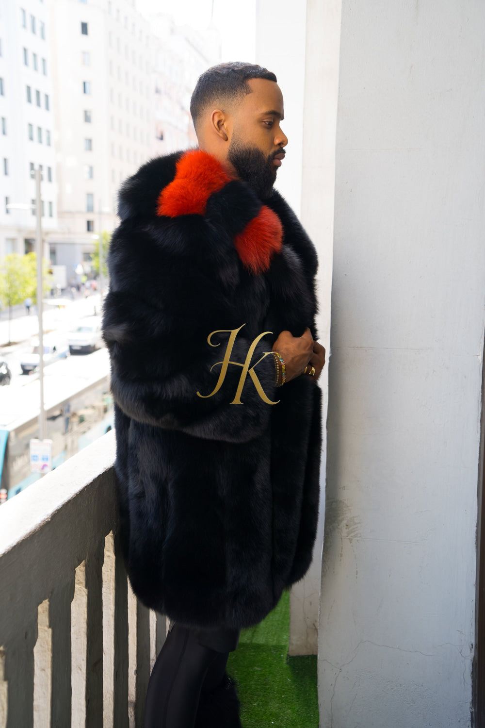 "Experience Opulence: Luxurious Fox Fur Coats for Men - Elevate Your Style and Warmth" - kayibstrore