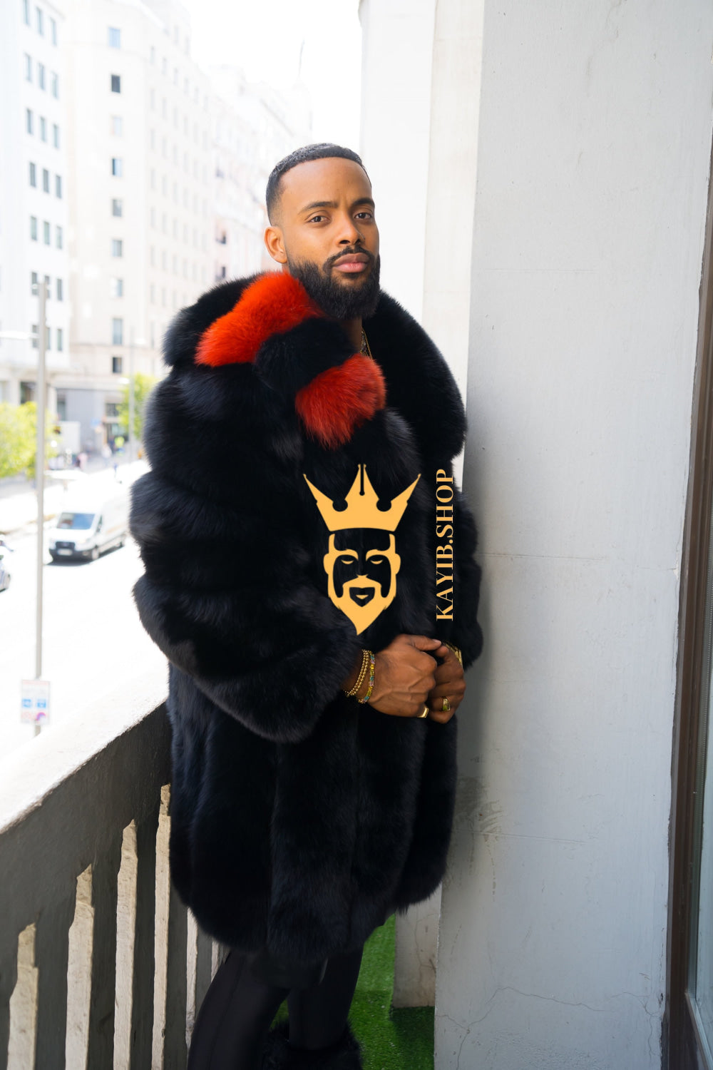 "Experience Opulence: Luxurious Fox Fur Coats for Men - Elevate Your Style and Warmth" - kayibstrore