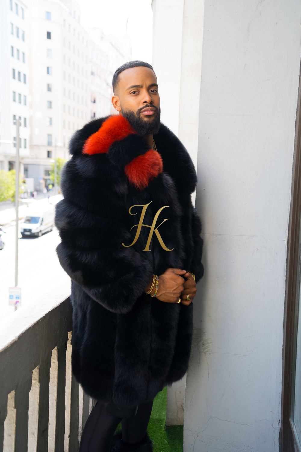 "Experience Opulence: Luxurious Fox Fur Coats for Men - Elevate Your Style and Warmth" - kayibstrore