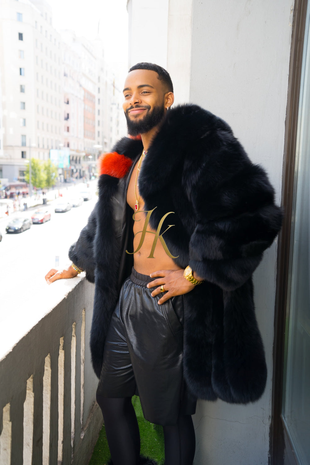 "Experience Opulence: Luxurious Fox Fur Coats for Men - Elevate Your Style and Warmth" - kayibstrore