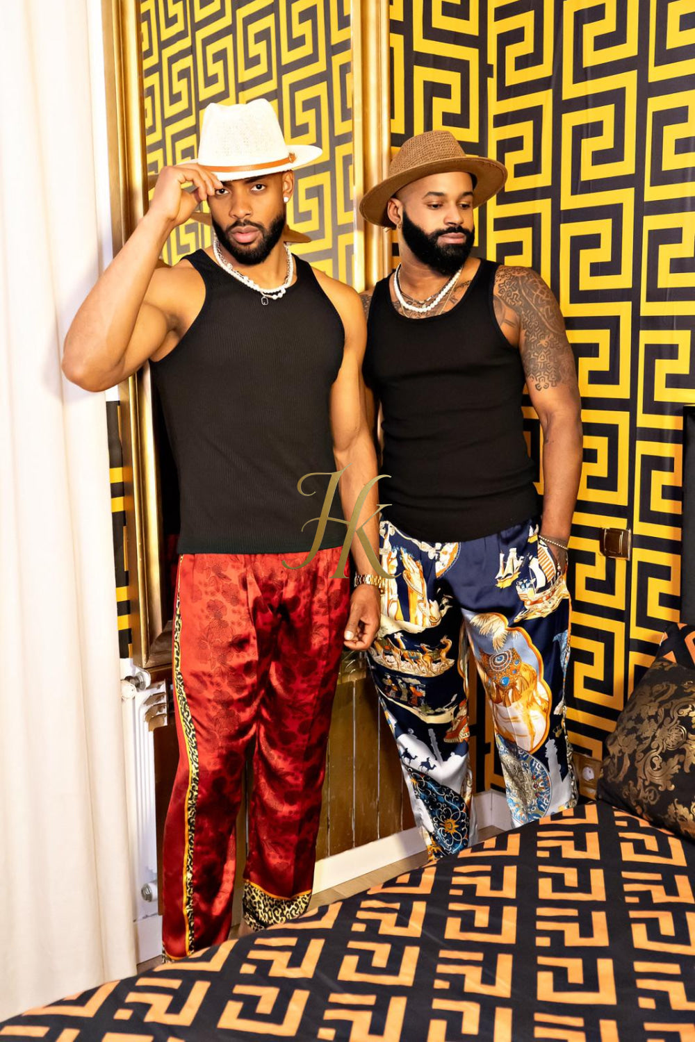 Men's Tailored Silk Trousers | Rave Wear, Contemporary Elegance, Designer Clothing pants - kayibstrore