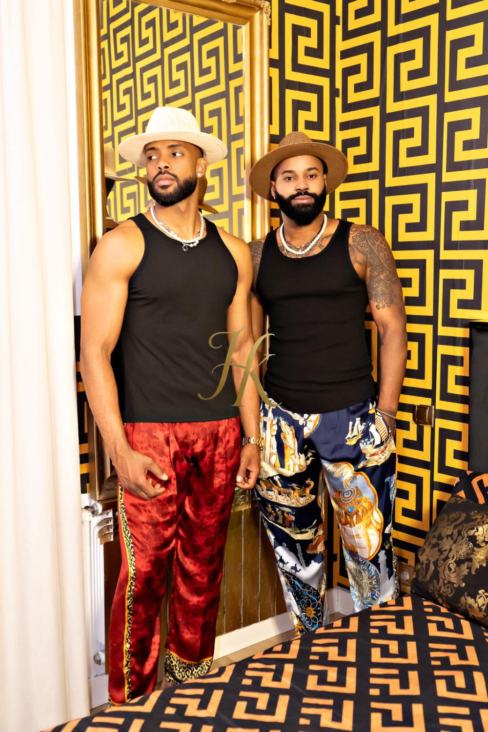 Men's Tailored Silk Trousers | Rave Wear, Contemporary Elegance, Designer Clothing pants - kayibstrore