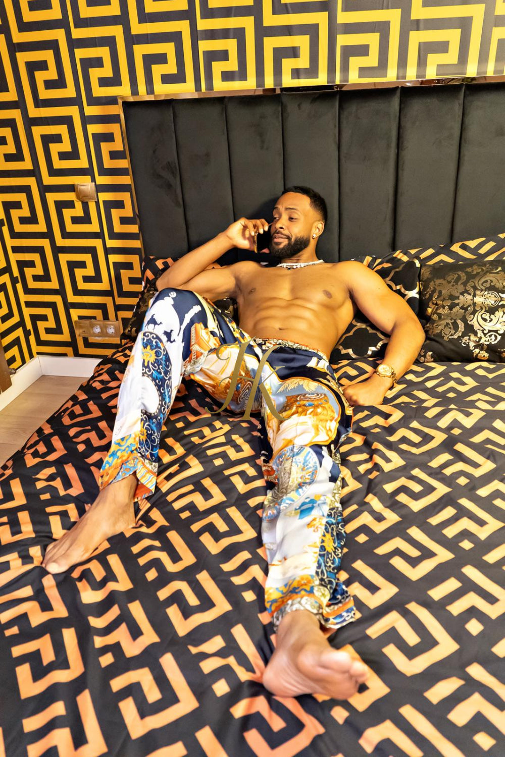 Men's Tailored Silk Trousers | Rave Wear for men, Contemporary Elegance, Designer Clothing pants - kayibstrore