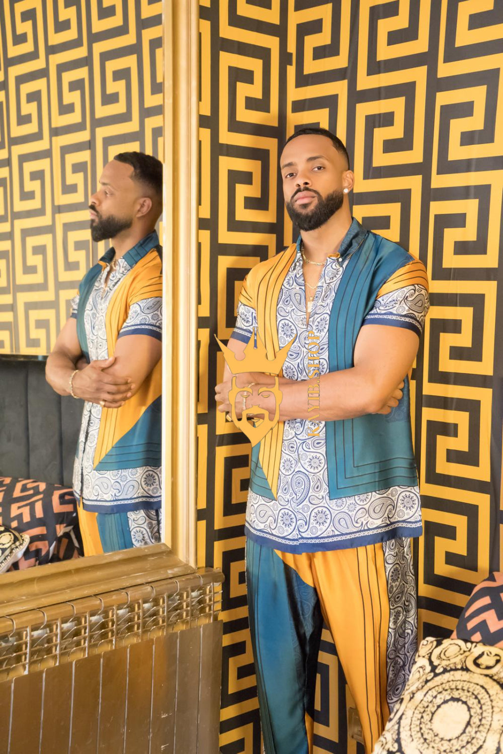 Men's Luxury Silk Dress Set Outfit - Elevate Your Style Game with Ultimate Comfort and Unbeatable Quality - kayibstrore