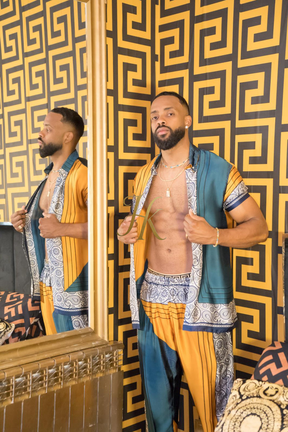 Men's Luxury Silk Dress Set Outfit - Elevate Your Style Game with Ultimate Comfort and Unbeatable Quality - kayibstrore