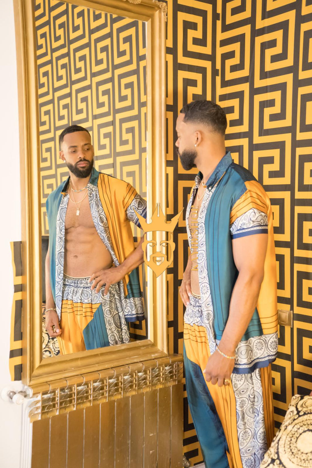 Men's Luxury Silk Dress Set Outfit - Elevate Your Style Game with Ultimate Comfort and Unbeatable Quality - kayibstrore