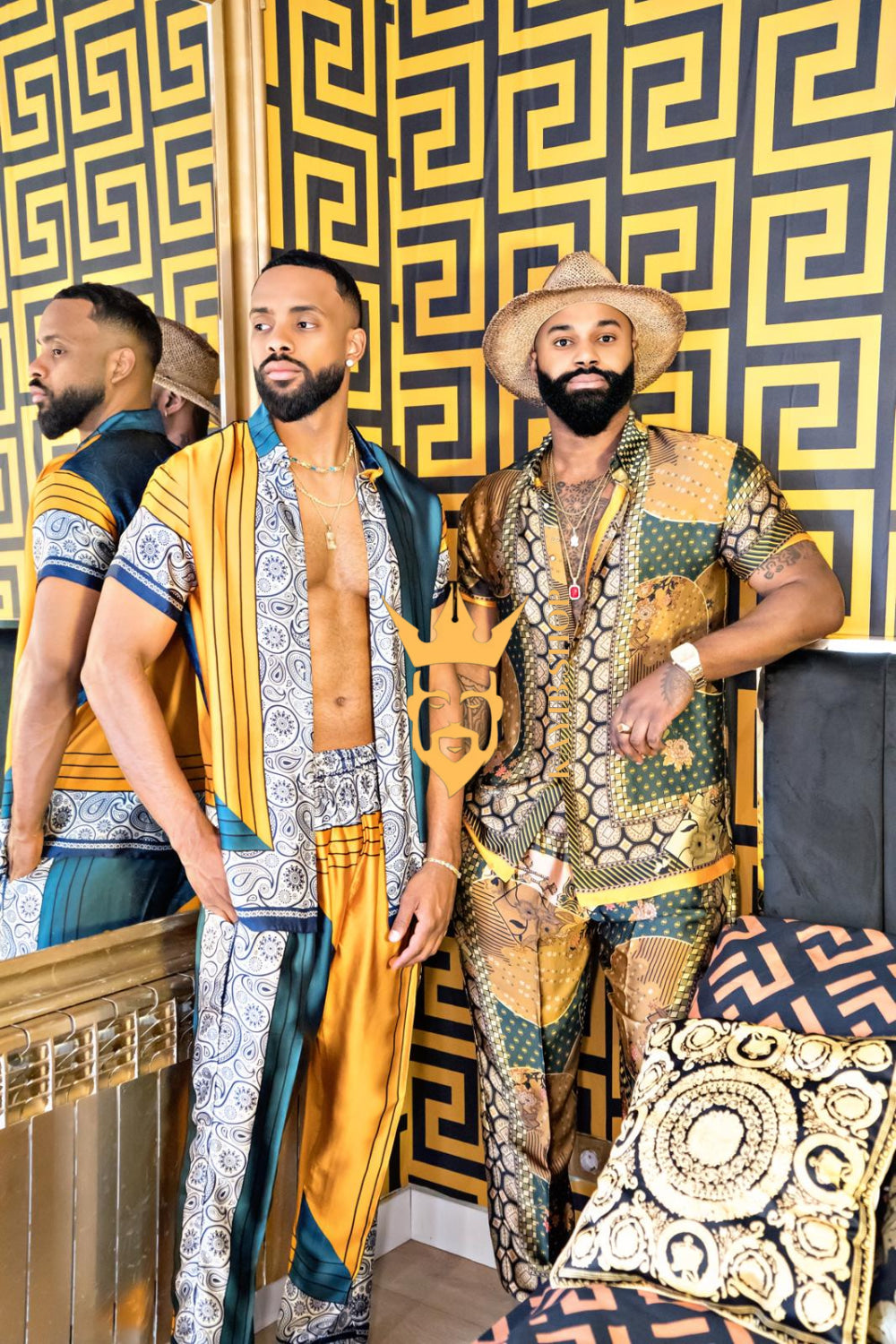 Men's Luxury Silk Dress Set Outfit - Elevate Your Style Game with Ultimate Comfort and Unbeatable Quality - kayibstrore