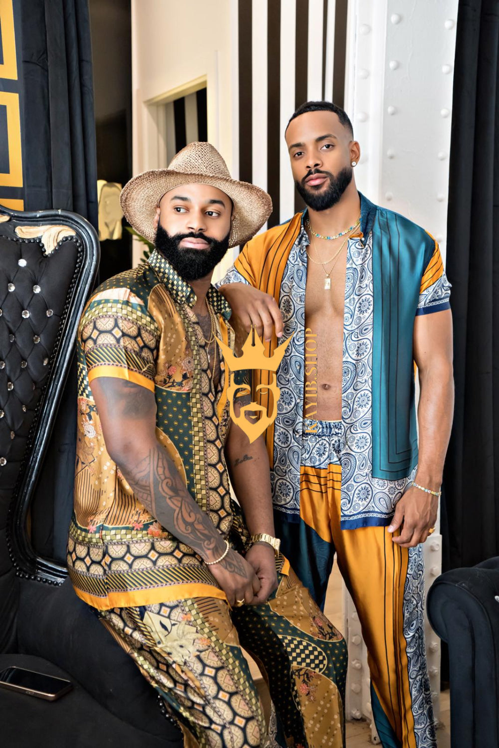 Men's Luxury Silk Dress Set Outfit - Elevate Your Style Game with Ultimate Comfort and Unbeatable Quality - kayibstrore
