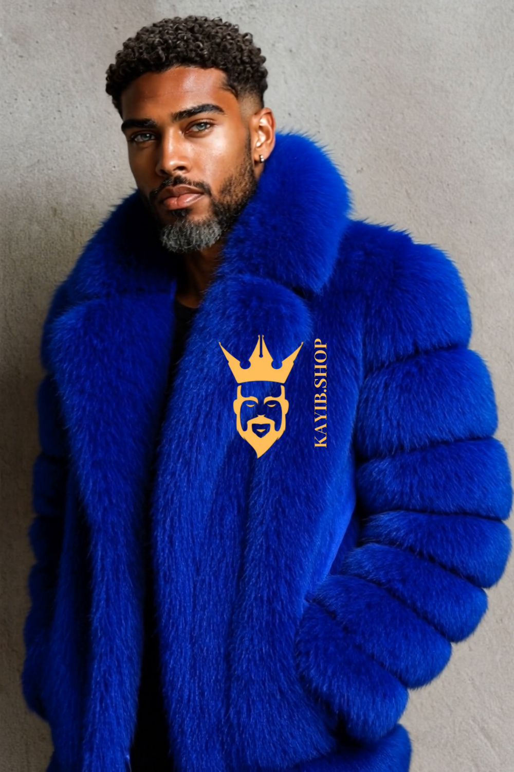 Royal Azure Statement Coat