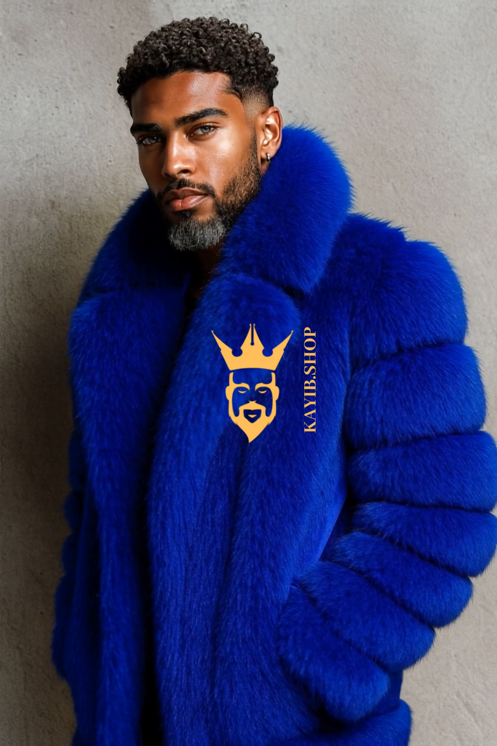 Royal Azure Statement Coat