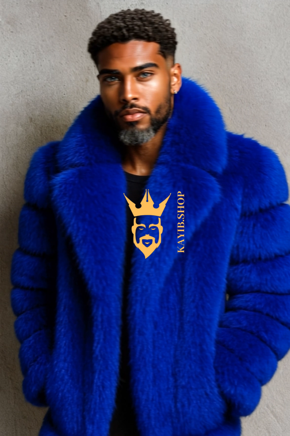 Royal Azure Statement Coat