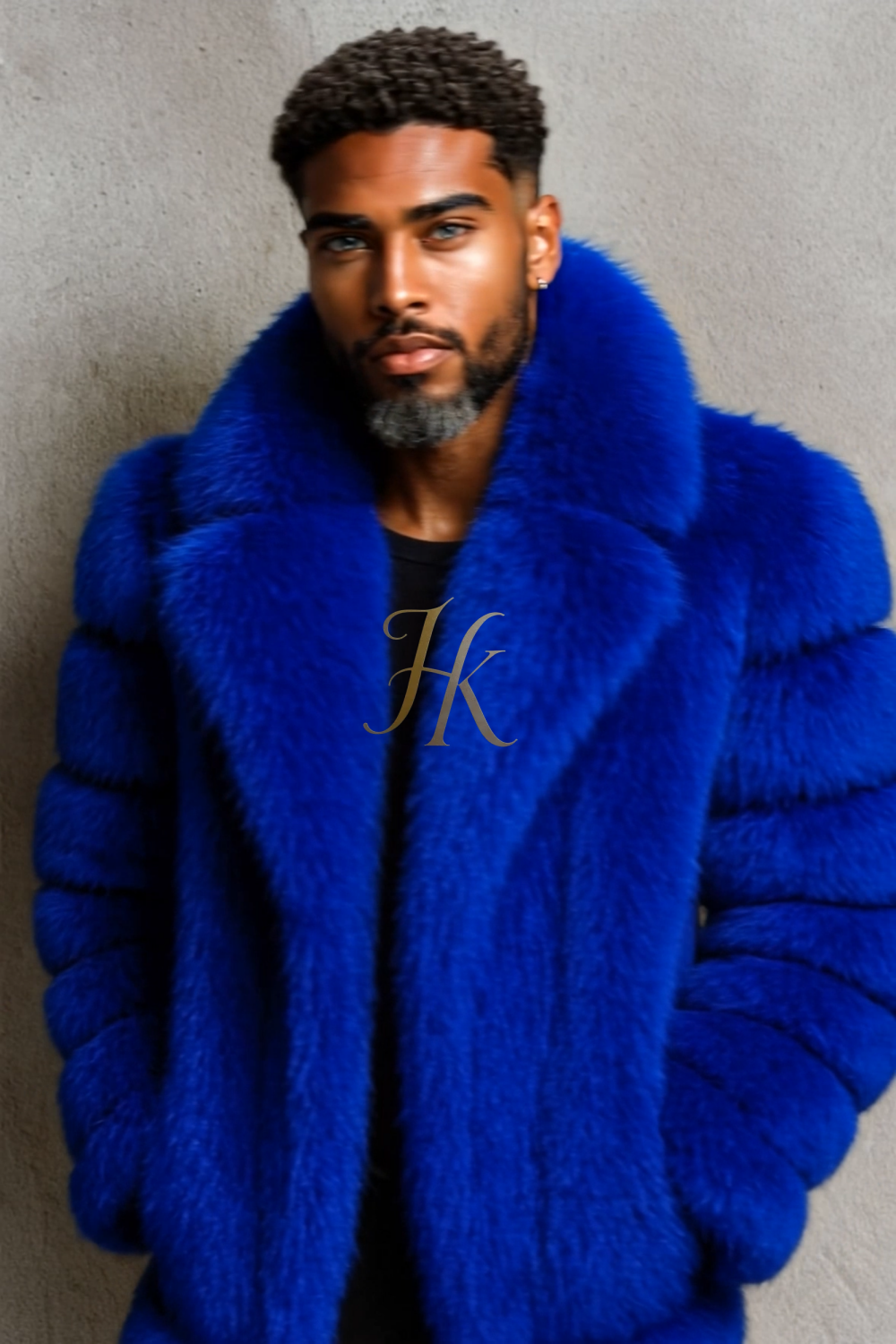 Royal Azure Statement Coat