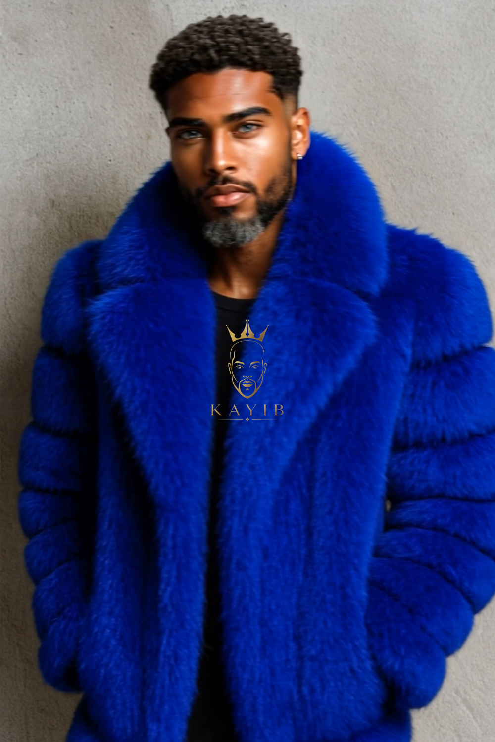 Royal Azure Statement Coat