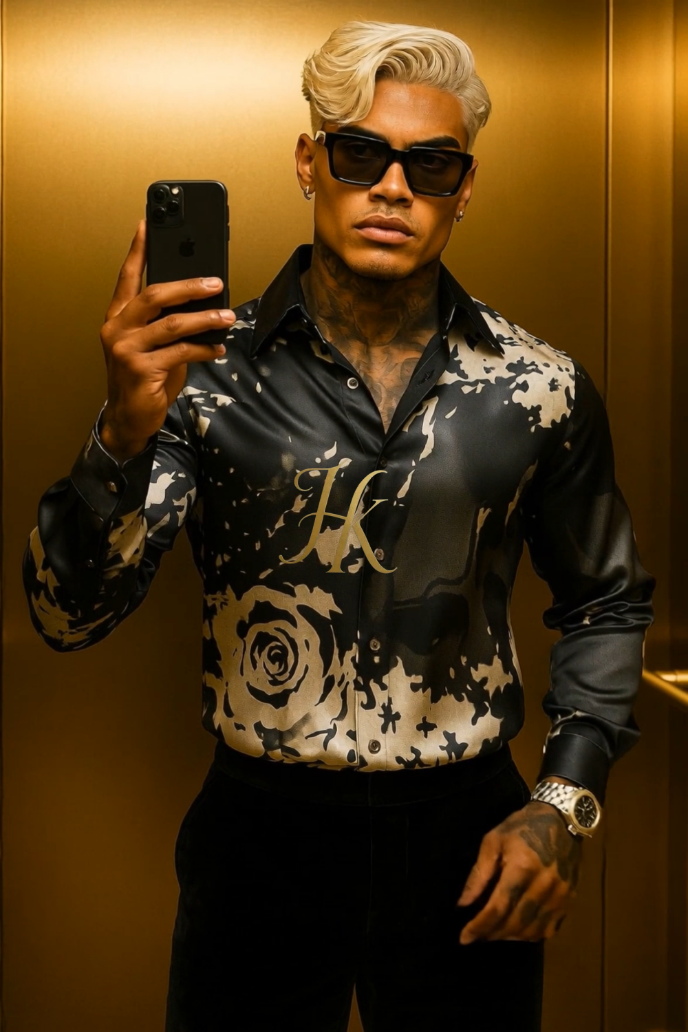 Men’s Premium Silk Shirt – 100% Pure Silk Luxury Fashion