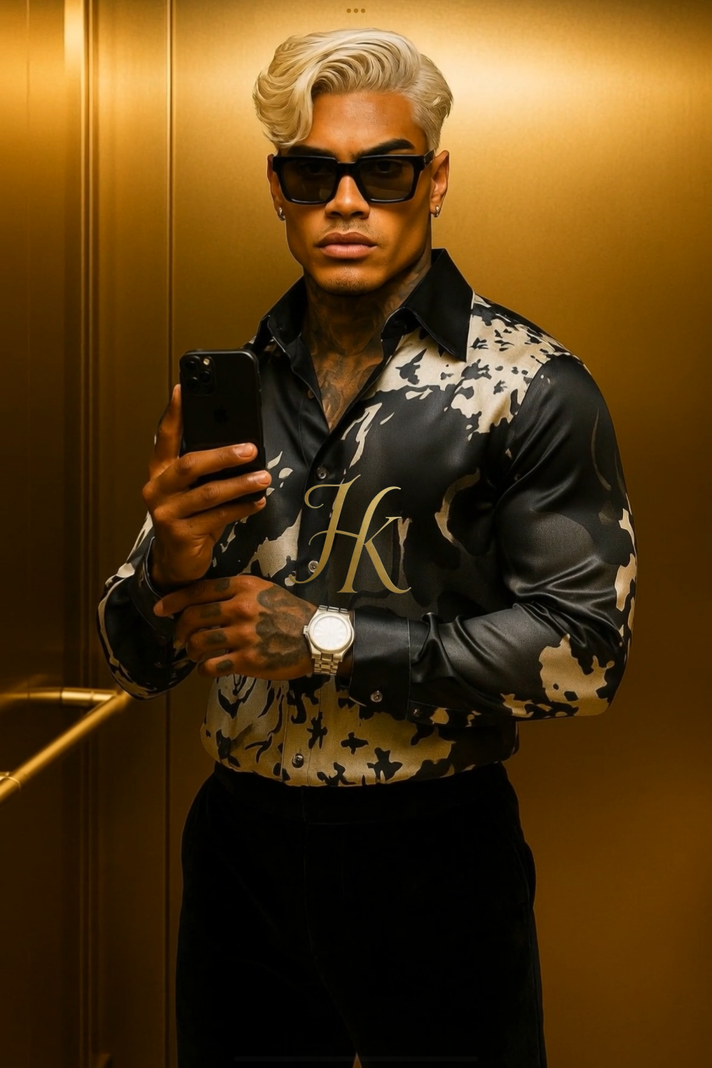 Men’s Premium Silk Shirt – 100% Pure Silk Luxury Fashion