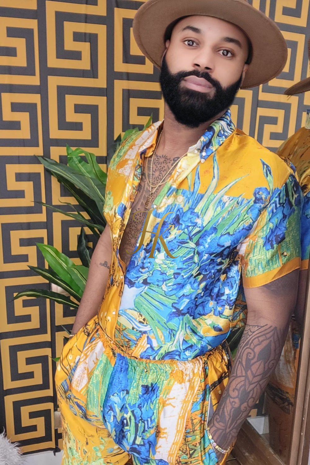 Ultimate Luxury Men's Rave Wear: Silk Set for Unmatched Style and Comfort - kayibstrore