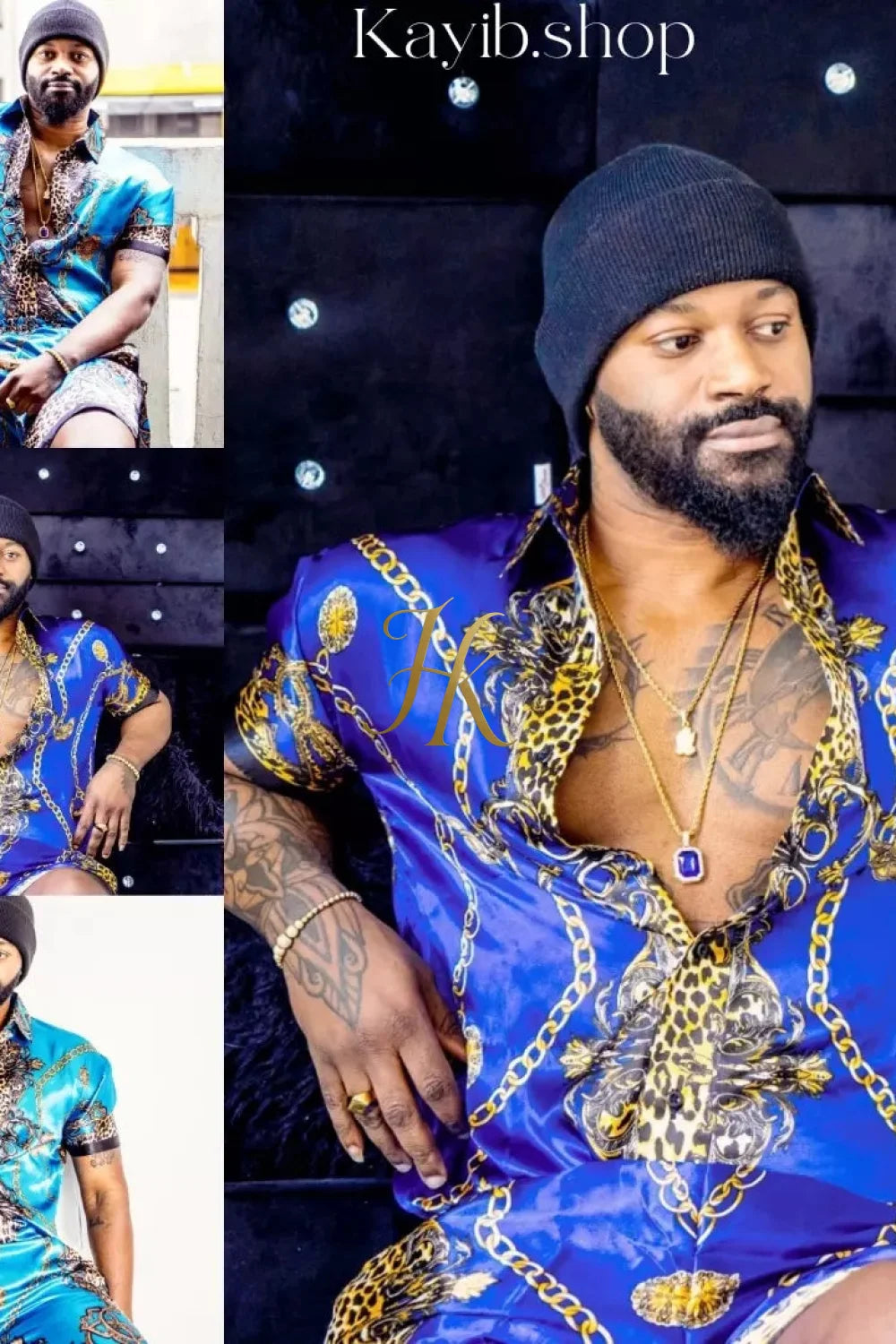 Mens Luxury Silk Set 2 Pcs
