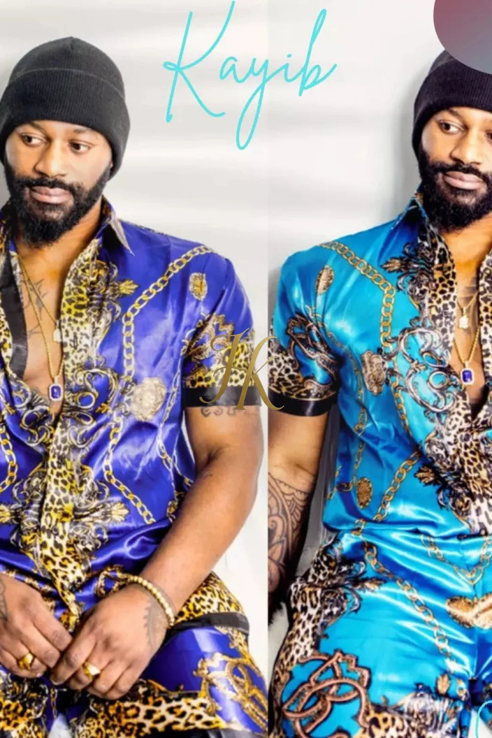 Mens Luxury Silk Set 2 Pcs