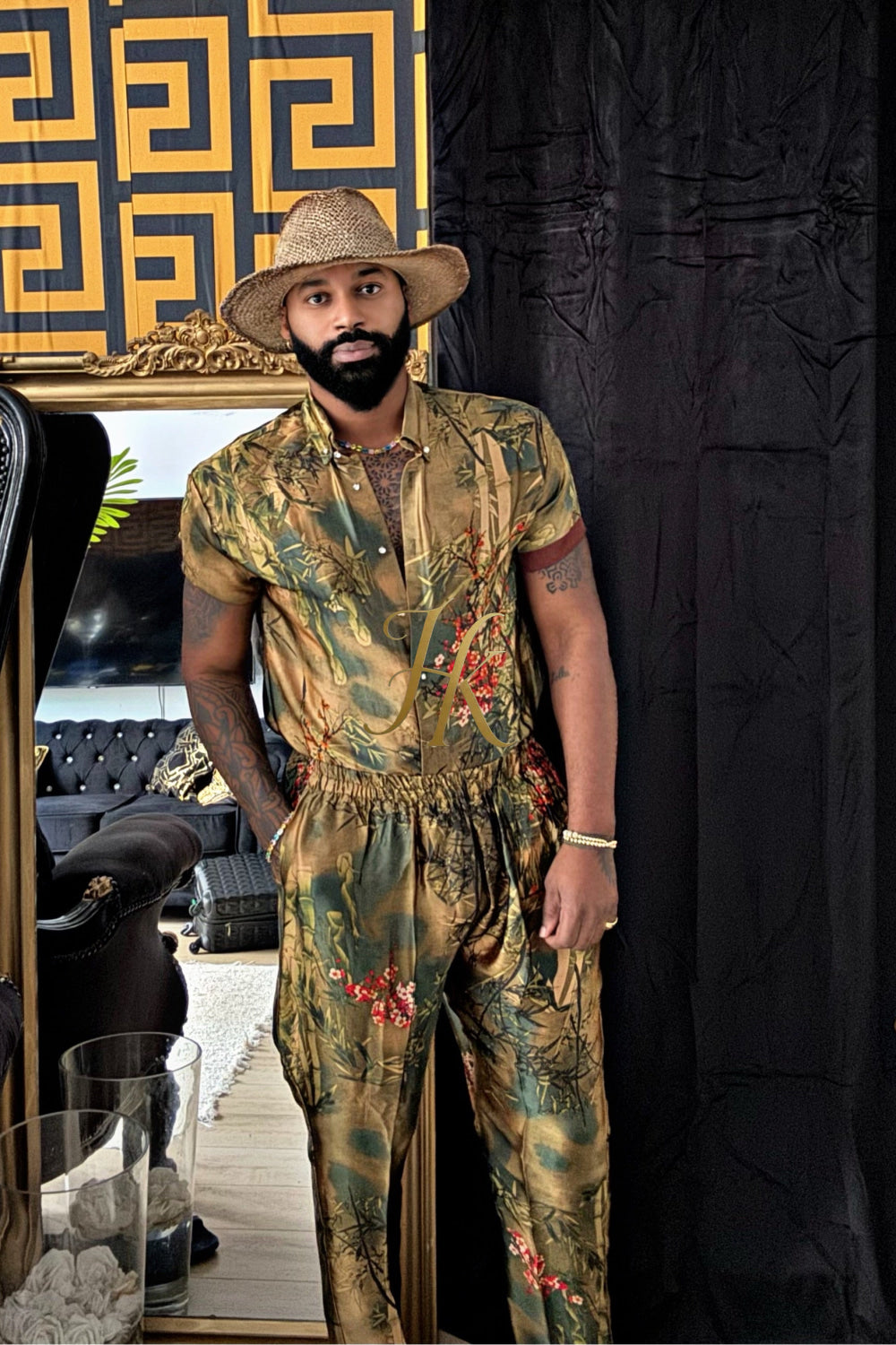 Luxury Handmade Outfits: Men's Luxury Silk Set - kayibstrore