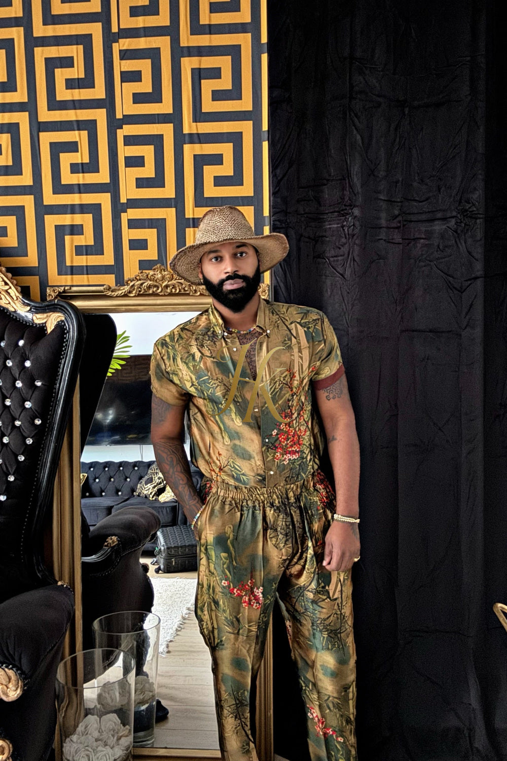 Luxury Handmade Outfits: Men's Luxury Silk Set - kayibstrore