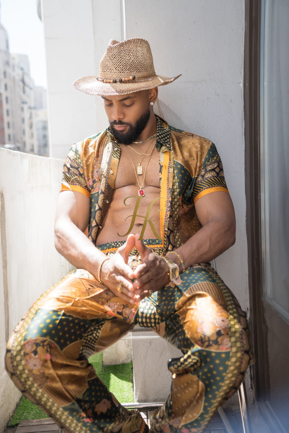 Unleash Your Style: Luxury Silk Rave Wear for Man - kayibstrore